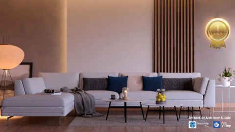 Art work rendered by Arch.                                     Noor Al Qaisi